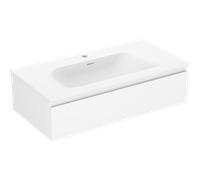 Mexen Orio mueble de baño 90 cm con lavabo Vela, 1 cajón, blanco mate - 91A10-09023-1-BF01-W23M01 82136 5905315488817