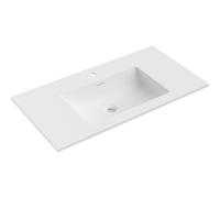 Mexen Otis lavabo empotrado en encimera 91 x 46,5 cm, blanco mate - 25189001 54459 5905315947956