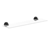 Mexen Ovio estante de pared de vidrio colgante, negro - 70A19561-70 94226 5905315732798