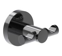 Mexen Ovio gancho doble para toallas, cromo negro - 70A19512-73 94151 5905315732835