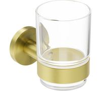Mexen Ovio vaso para cepillos de dientes, dorado cepillado - 70A19551-55 94190 5905315732163