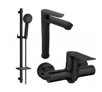 Mexen Pecos DQ40 conjunto de ducha, negro - 72714DQ40-70 3236 5907709196889