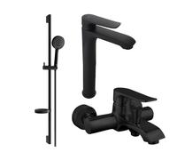 Mexen Pecos DS75 juego de bañera, negro - 72713DS75-70 3229 5907709196841