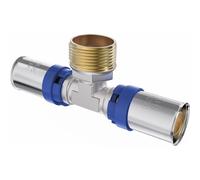 Mexen PEX-P, conector en T de prensado, presionado PEX 25 x 3/4 GZ x 25 - W97133-2534M25-00 79426 5905315926425