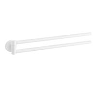 Mexen Remo doble toallero giratorio, blanco - 70507255-20 5010 5907709170308
