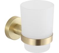 Mexen Remo soporte para cepillo de dientes, oro cepillado - 7050738-55 89870 5905315739582