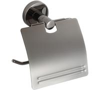 Mexen Remo soporte para papel higiénico, cromo negro - 7050733-73 89819 5905315739957