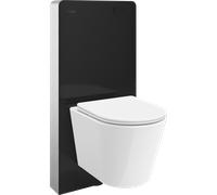 Mexen Rico conjunto de superficie WC bastidor neumático Tex Air G con taza WC Tornado y asiento de cierre suave blanco 101336 5907931046716