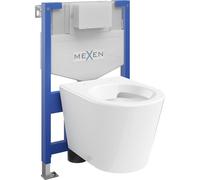 Mexen Rico conjunto empotrado WC bastidor Fenix XS-F con taza WC, blanco brillo - 6803372XX00 13111 5907709163874