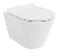 Mexen Rico inodoro Rimless con tapa de cierre suave slim, duroplast, blanco brillo - 30720100 4364 5903163380239