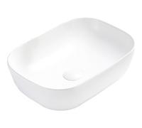 Mexen Rita lavabo sobre encimera 45 x 32 cm, blanco mate - 21084501 15945 5907709157651