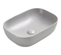 Mexen Rita lavabo sobre encimera 45 x 32 cm, gris mate - 21084567 15949 5907709157170