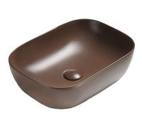 Mexen Rita lavabo sobre encimera 45 x 32 cm, marrón mate - 21084568 15950 5907709157187