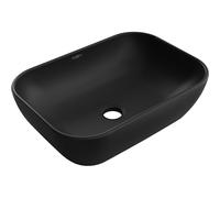 Mexen Rita lavabo sobre encimera 45 x 32 cm, negro mate - 21084585 1083 5907709190870