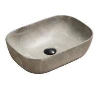 Mexen Rita lavabo sobre encimera 45 x 32 cm, piedra beige - 21084597 2312 5907709191013