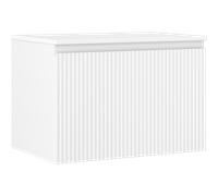 Mexen Rivel armario de baño bajo lavabo de 70 cm con tablero, 1 cajón, ranurado, blanco mate - 91A20-07047-1-BFC01 81173 5905315475008