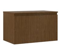 Mexen Rivel armario de baño de 80 cm con encimera, 1 cajón, acanalado, nogal - 91A20-08047-1-BFC86 81200 5905315475114