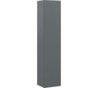 Mexen Rivel columna de baño 35 cm, 1 puerta, ranurado, grafito mate - 91A21-03016-1-BF66 80258 5905315474247