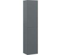Mexen Rivel columna de baño 35 cm, 2 puertas, ranurado, grafito mate - 91A21-03016-2-BF66 80302 5905315474308