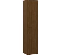 Mexen Rivel columna de baño 35 cm, 2 puertas, ranurado, nogal - 91A21-03016-2-BF86 80308 5905315474339
