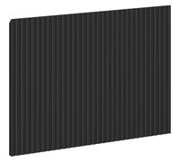 Mexen Rivel frente acanalado para el cuerpo del armario de baño 60 x 43,5 cm, negro mate - 91A20-0600-470-1-71 56111 5905315945594
