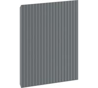 Mexen Rivel frontal ranurado para el cuerpo del mueble de baño 45 x 43,5 cm, grafito mate - 91A21-0450-470-1-66 56147 5905315945440