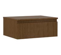 Mexen Rivel gabinete de baño bajo lavabo de 60 cm con encimera, 1 cajón, ranurado, nogal - 91A20-06023-1-BFC86 80956 5905315474452