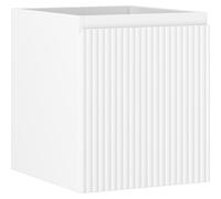 Mexen Rivel mueble de baño para lavabo 40 cm, 1 cajón, ranurado, blanco mate - 91A20-04047-1-BF01 79480 5905315472908