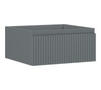 Mexen Rivel mueble de baño para lavabo de 50 cm, 1 cajón, ranurado, grafito mate - 91A20-05023-1-BF66 79411 5905315472380
