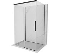 Mexen Rox-3S cabina de ducha retráctil de 3 paredes 110 x 70 cm, transparente, negra - 8C2-110-070-70-00-3S 89903 5905315723864