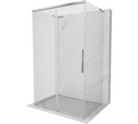 Mexen Rox-3S L cabina de ducha 3 lados corredera 130 x 110 cm, transparente, cromo - 8C2L-130-110-01-00-3S 86729 5905315754714