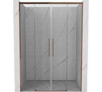 Mexen Rox Duo puertas de ducha correderas 150 cm, transparente, oro rosa - 8C2-140-002-60-00 - 8C2-150-002-60-00 85302 5905315748119