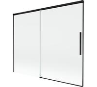 Mexen Rox paraván de ducha corredero de 2 paneles 190 x 150 cm, transparente, negro - 8C9-190-001-70-00 85244 5905315707505
