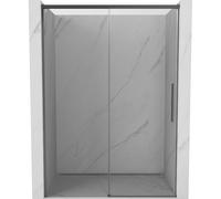 Mexen Rox puerta de ducha corredera 140 cm, transparente, gun metal - 8C2-140-000-95-00 80497 5905315675019