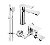 Mexen Royo Conjunto de bañera DQ62, cromo - 72203DQ62-00 3263 5907709197282