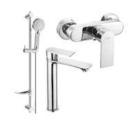 Mexen Royo Conjunto de ducha DF40, cromo - 72214DF40-00 3321 5907709197848