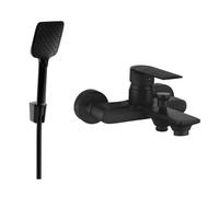 Mexen Royo R62 grifo de bañera con conjunto de ducha, negro - 7223R62-70 3360 5907709198258