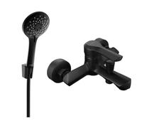 Mexen Sabre R74 grifo de bañera con juego de ducha, negro - 7213R74-70 3139 5907709196001