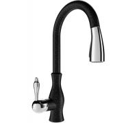 Mexen Savita grifo de cocina, negro moteado - 672601-76 2154 5907709193598