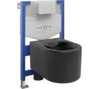 Mexen Sofia conjunto empotrado WC bastidor Fenix XS-F con taza WC, negro mate - 6803354XX85 13118 5907709163942