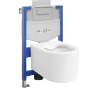 Mexen Sofia conjunto empotrado WC bastidor Fenix XS-U con taza WC, blanco brillo - 6853354XX00 13040 5907709163706