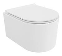 Mexen Sofia inodoro Rimless Tornado con asiento de caída lenta slim, duroplast, blanco brillo - 30540500T 61503 5905315577481