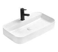 Mexen Sofia lavabo sobre encimera 70 x 40 cm, blanco - 22157000 15974 5907709157903