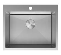 Mexen Solix fregadero de acero 1-compartimento 600 x 500 mm, inox HC - 6408601000-01HC 78943 5905315981837