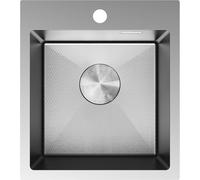 Mexen Solix fregadero de acero inoxidable 1-cámara 400 x 450 mm, inox HC - 6401401000-01HC 78903 5905315981431