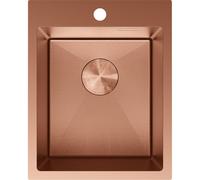 Mexen Solix fregadero de acero inoxidable de 1 cubeta 400 x 500 mm, cobre HC - 6406401000-65HC 78931 5905315981714