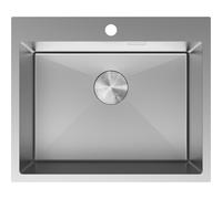 Mexen Solix fregadero de acero inoxidable de 1 cubeta 600 x 500 mm, inox - 6408601000-01 78942 5905315981820