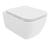 Mexen Stella inodoro rimless con asiento slim de cierre suave, duroplast, blanco brillo - 30680900 4363 5907709113510