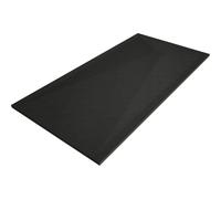 Mexen Stone+ plato de ducha rectangular compuesto 180 x 80 cm, negro, rejilla negra - 44708018-B 25001 5905315223869