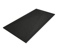 Mexen Stone+ plato de ducha rectangular de composite 160 x 80 cm, negro, rejilla negra - 44708016-B 25000 5905315223852